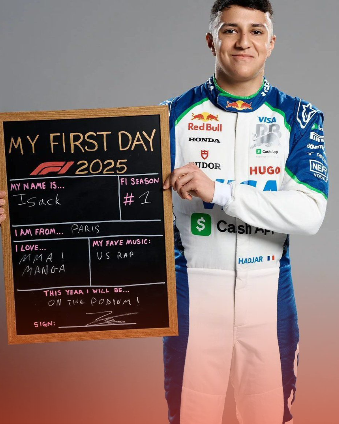 Por ahora, lo único seguro es que Zandvoort quedará grabado como el día en que Isaac Hadjar comenzó a escribir su leyenda. (1)